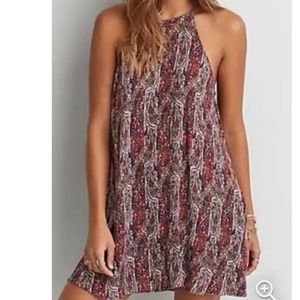 🦅 American Eagle Halter Dress w/Pockets